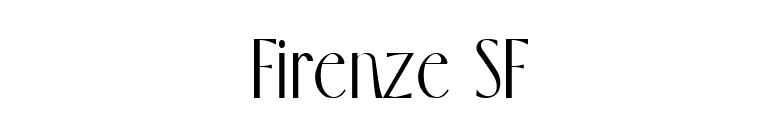 Firenze SF font preview