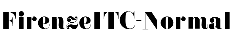 FirenzeITC-Normal font preview