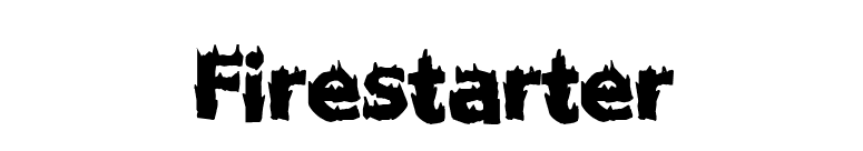 Firestarter font preview