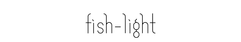 Fish-Light font preview
