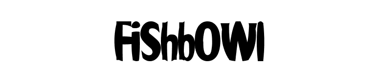 Fishbowl font preview