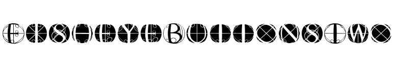 FisheyeButtonsTwo font preview