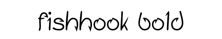 Fishhook Bold font preview