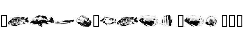 FishyPrint One AOE font preview