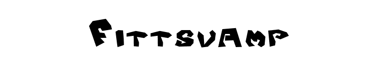 Fittsvamp font preview