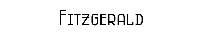Fitzgerald font preview