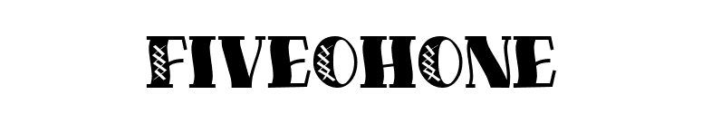 FiveOhOne font preview