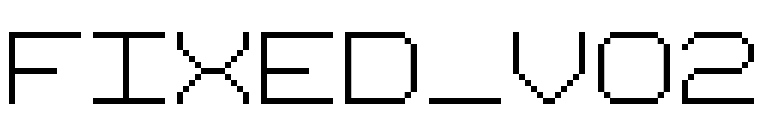fixed_v02 font preview