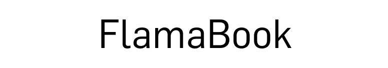 FlamaBook font preview