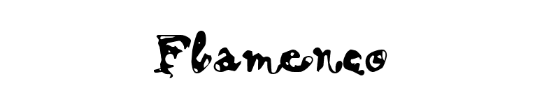 Flamenco font preview