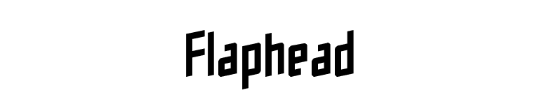 Flaphead font preview