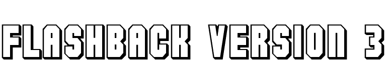 Flashback version 3 font preview