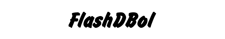 FlashDBol font preview