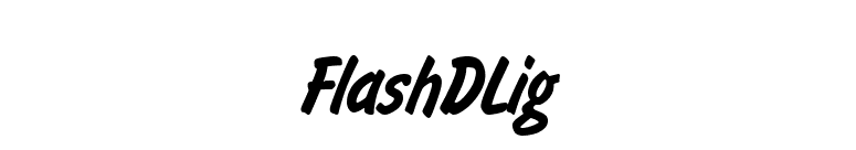 FlashDLig font preview