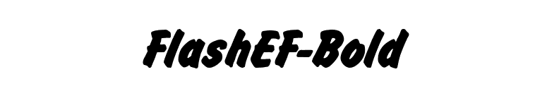FlashEF-Bold font preview
