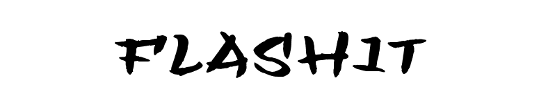 Flashit font preview