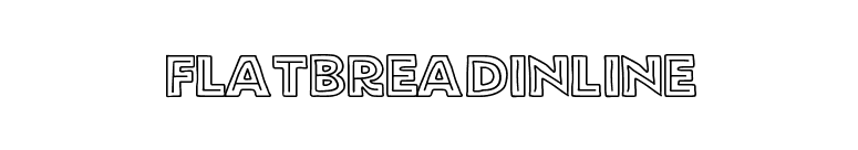 FlatBreadInline font preview