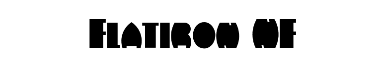 Flatiron NF font preview