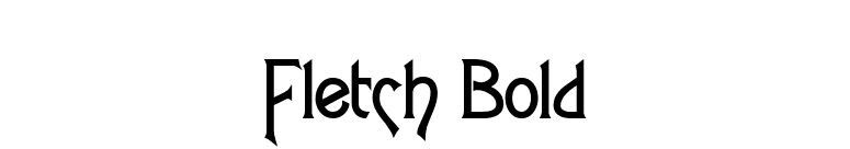 Fletch Bold font preview