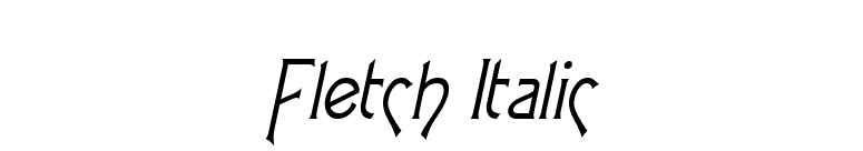 Fletch Italic font preview