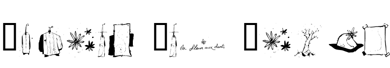 Fleur Aux Dents font preview