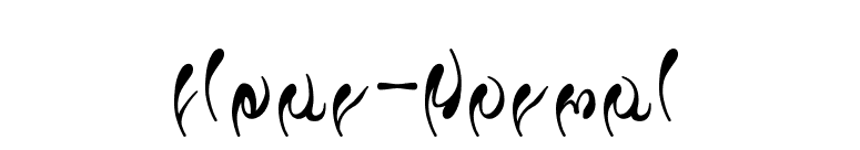 Fleur-Normal font preview