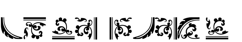 FleuronsGranjon font preview