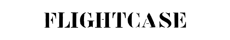 Flightcase font preview