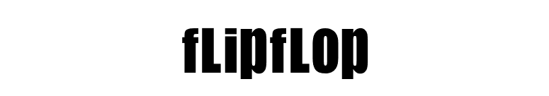 FlipFlop font preview