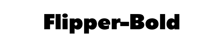 Flipper-Bold font preview