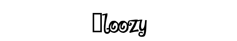 Floozy font preview