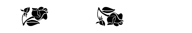 FloraDings font preview