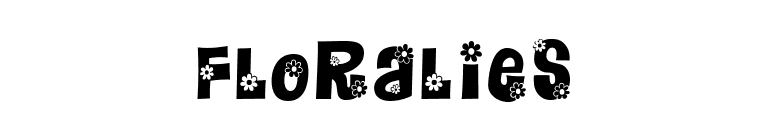 Floralies font preview