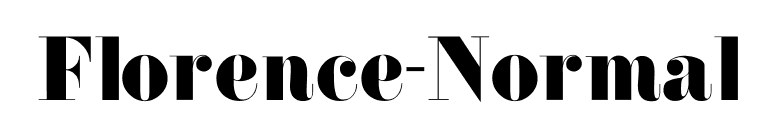 Florence-Normal font preview
