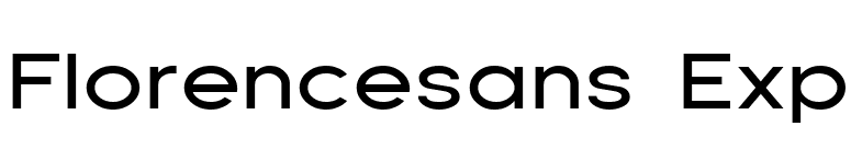 Florencesans Exp font preview