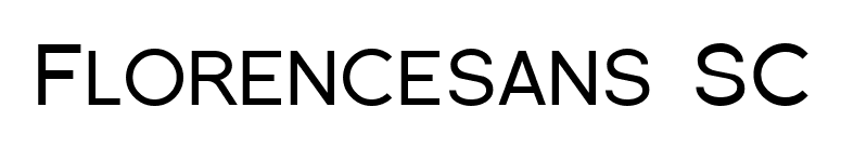 Florencesans SC font preview