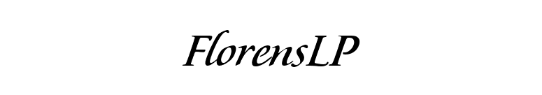 FlorensLP font preview