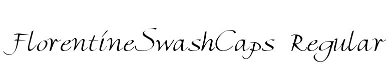 FlorentineSwashCaps Regular font preview