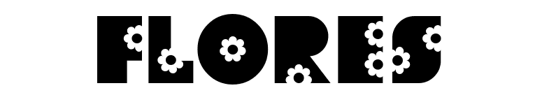 Flores font preview