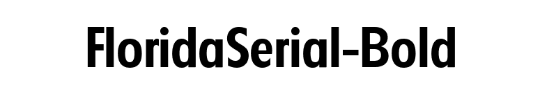 FloridaSerial-Bold font preview