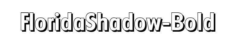 FloridaShadow-Bold font preview