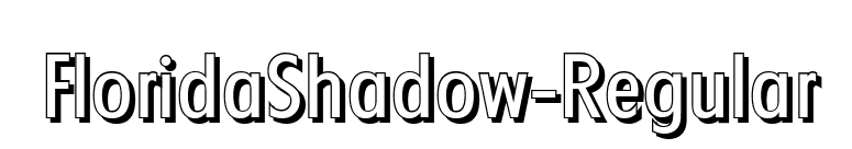 FloridaShadow-Regular font preview