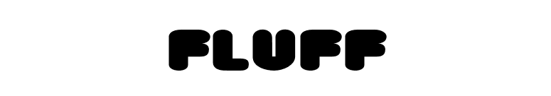 Fluff font preview