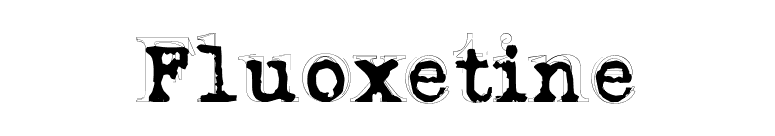 Fluoxetine font preview
