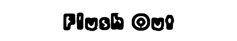 Flush Out font preview
