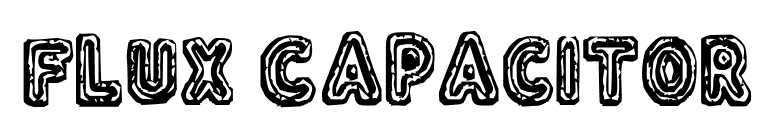 Flux Capacitor font preview