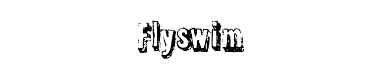 Flyswim font preview