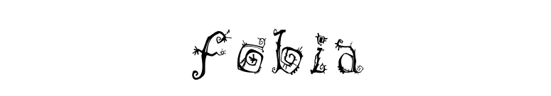 Fobia font preview