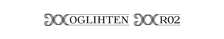 Foglihten Fr02 font preview