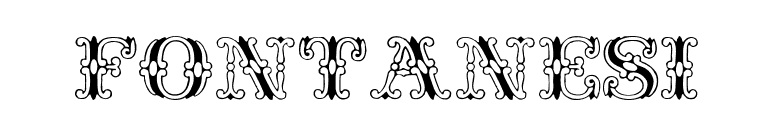 Fontanesi font preview